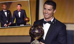 Khoảnh khắc Cristiano Ronaldo nhận giải Quả bóng vàng