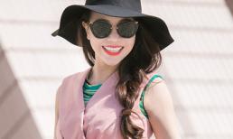 Trà Ngọc Hằng khoe phong cách quý cô quyến rũ ở Hồng Kông