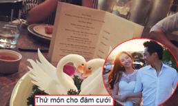 Trúc Diễm cùng hôn phu đi thử món ăn cho đám cưới sắp tới