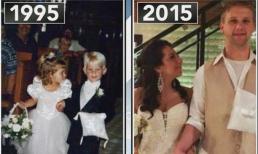 Cặp phù dâu, phù rể nhí bất ngờ cưới nhau sau 20 năm