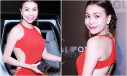 Trà Ngọc Hằng diện đầm đuôi cá khoe lưng trần 'mướt mắt'