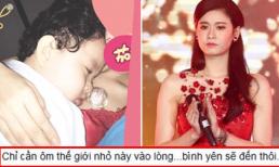 Trương Quỳnh Anh: 'Chỉ cần ôm con, bình yên sẽ đến'