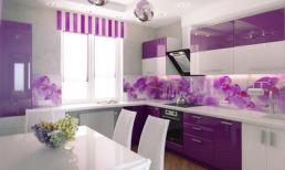 Những thiết kế bếp màu tím đẹp ngoài sức tưởng tượng
