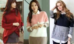 Bí quyết chọn áo len phù hợp với từng dáng người 
