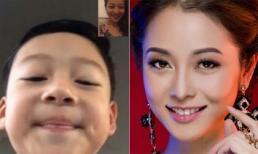 Jennifer Phạm hạnh phúc khôn nguôi khi được trò chuyện cùng con trai