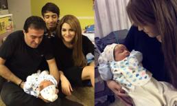 Andrea hào hứng khoe có thêm em trai