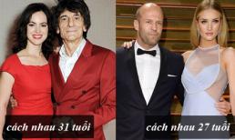 Những mối tình lệch hàng chục tuổi nổi tiếng Hollywood