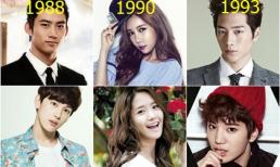 10 so sánh thú vị về tuổi của các thần tượng xứ Hàn