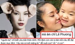 Xuân Lan bị nghi ám chỉ Lê Phương 'lấy con ra làm mồi câu'
