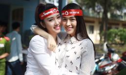 Á hoàng trang sức Thúy Ngân tươi tắn đi hiến máu