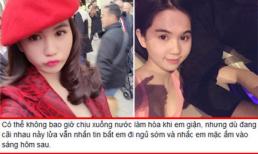 Ngọc Trinh khoe khéo được bạn trai quan tâm khi giận dỗi