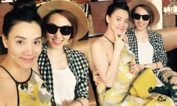 Trang Nhung 'tranh thủ' tiệc tùng cùng bạn bè trước ngày lâm bồn