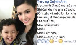 Trương Quỳnh Anh rạng rỡ bên con giữa 'bão' gia đình rạn nứt