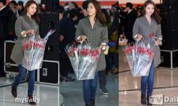 'Hoa hậu Hàn Quốc' Lee Yeon Hee năng động với quần jeans