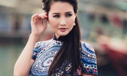 Hoa hậu Sonya Sương Đặng đẹp mơ màng giữa sóng nước Hạ Long