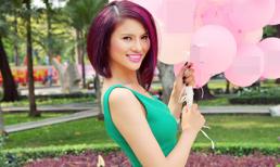 “Gái quê” Lê Thị Phương 'đội nắng' quay quảng cáo