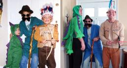 Bộ ảnh độc của 3 anh em theo trào lưu ‘xưa và nay’