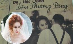 Ngân Khánh giấu mặt chồng trong thiệp báo hỷ