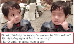 Con trai Lý Hải hài hước đòi làm 'bố' của Minh Hà