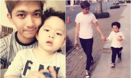 Tim liên tục chụp ảnh cùng con sau scandal hôn nhân