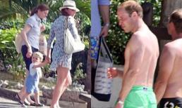 Công nương Kate Middleton 'vác' bụng bầu đi nghỉ mát cùng gia đình