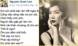 Xuân Lan chia sẻ lãng mạn về người đàn ông bí ẩn