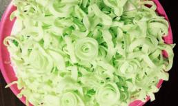 Mứt dừa lá dứa thơm ngậy, đẹp mắt