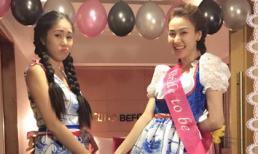 Ngân Khánh hóa 'công chúa' trong lễ chia tay đời độc thân