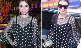 Vũ Hoàng Điệp 'đụng' váy 100 triệu của Trà Ngọc Hằng