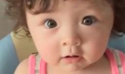 Cadie 'mè nheo' đòi mẹ bế