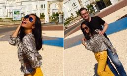 Đoan Trang và chồng Tây tình tứ dạo chơi Dubai