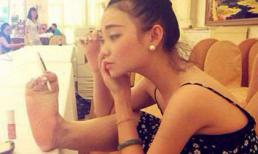 Khi con gái trang điểm