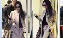 Victoria Beckham khoe gu thời trang đẳng cấp ở sân bay