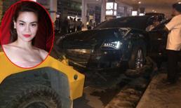 Xe ô tô Hà Hồ đâm nhiều người trọng thương ở sân bay
