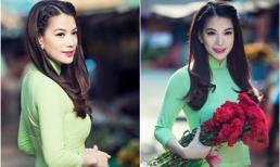 Trương Ngọc Ánh đẹp tựa 'nàng xuân' khi diện áo dài