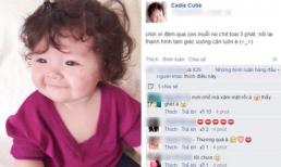 Cadie bị muỗi đốt đầy mặt vẫn cười 'toe toét'