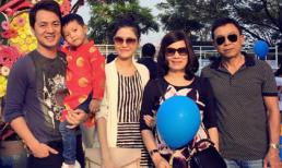 Con trai Đăng Khôi được cả nhà đưa đi diễn thời trang ở trường