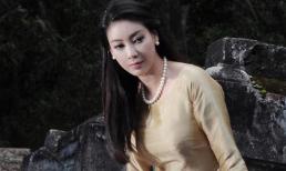 Hà Kiều Anh thướt tha với áo dài trong bộ ảnh hoài cổ