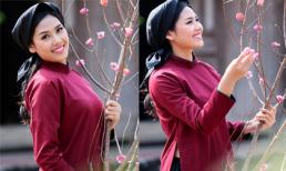 Hoa hậu Nguyễn Thị Loan hóa thân thành cô đào hát xoan