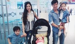 Bận 'chạy show', Lý Hải đưa vợ con đi chơi trước Tết
