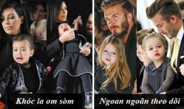 Đọ sự 'chuyên nghiệp' của sao nhí Hollywood khi tham dự show thời trang