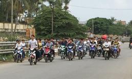 “Quái xế” quậy tưng làng quê ngày đầu năm