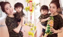 Elly Trần sành điệu 'tông xuyệt tông' rằn ri với con gái