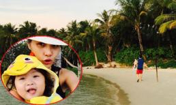 Gia đình HH Hương Giang 'trốn Tết' ở Campuchia