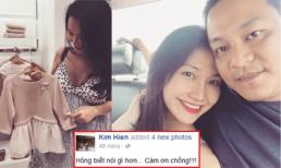 Kim Hiền úp mở khoe mang bầu bé gái?