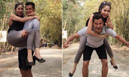 Vợ chồng Phan Thanh Bình tình tứ và 'siêu' nhí nhố