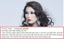 Lan Hương may mắn thoát nạn khi bị dàn cảnh cướp