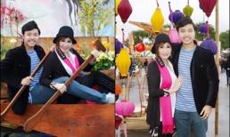 Vũ Hoàng Việt và người tình U60 'hồi teen' đi 'Hội Tết sinh viên'