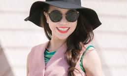 Trà Ngọc Hằng sặc sỡ trên đường phố Hồng Kông