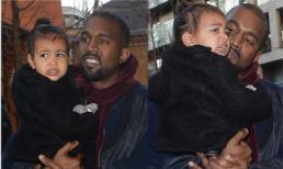 Con gái Kim Kardashian mặt nhăn nhó khi đến khu vui chơi